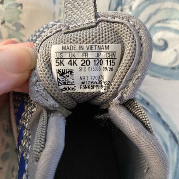 Toddler size 5 Adidas sneakers. Only worn a couple of times! - Picture 2 of 5